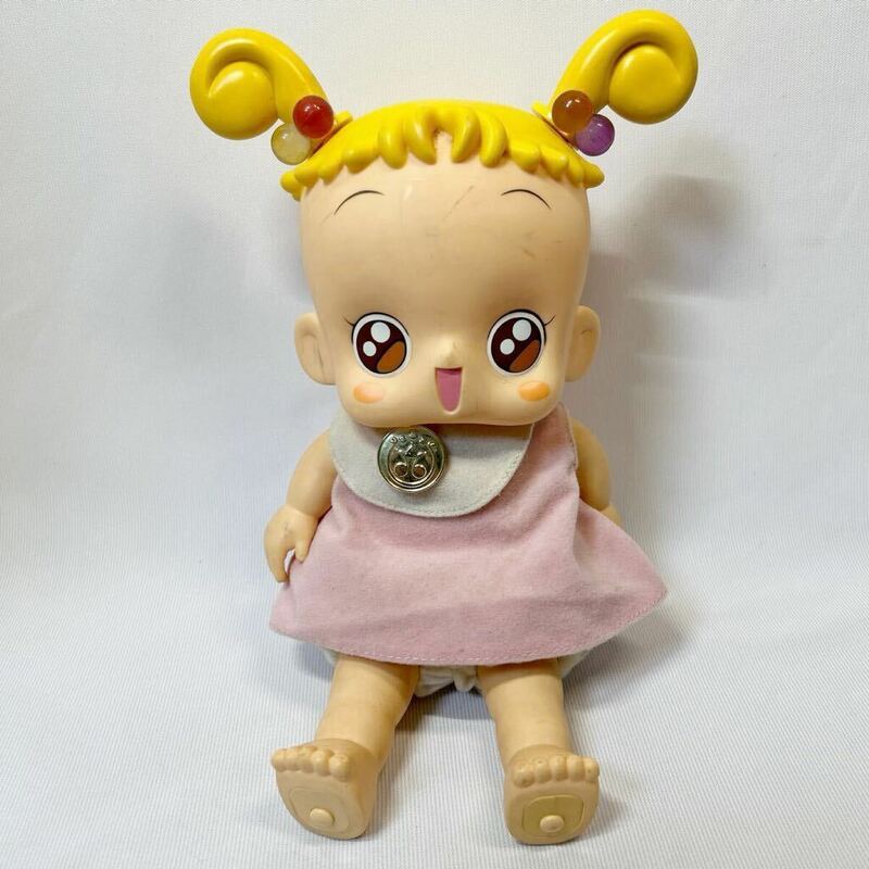 おジャ魔女どれみ　モグモグハナちゃん　人形　ぬいぐるみ　タグ付　キャラクター人形　中古品