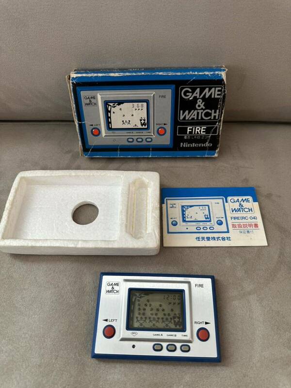 ■任天堂ゲームウォッチ ファイア / GAME & WATCH FIRE