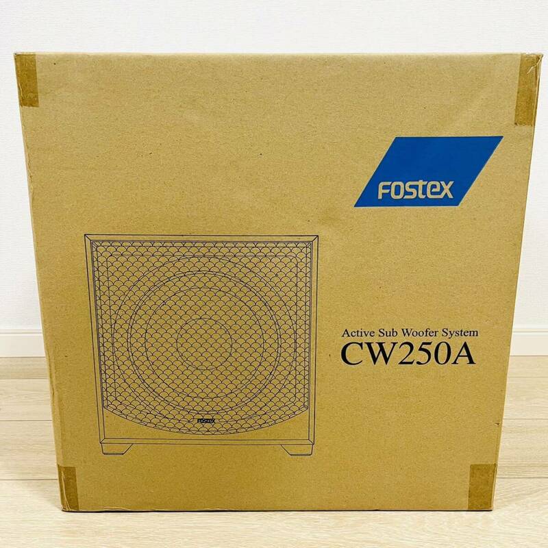 【希少】【未使用品】①FOSTEX フォステクス CW250A アクティブサブウーファーシステム