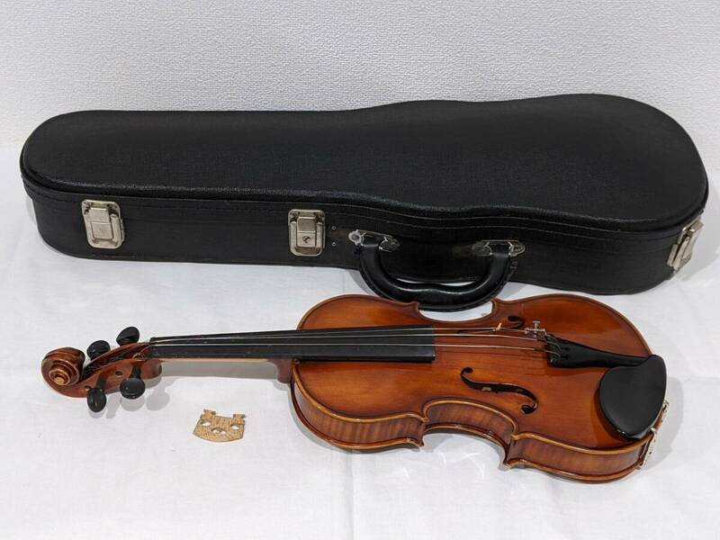 【430F】1円～ UMEZAWA VIOLIN 梅沢バイオリン No.1 Size1/4 Anno1982 ヴァイオリン 顎当て ハードケース付き KISO SUZUKI 楽器 弦楽器