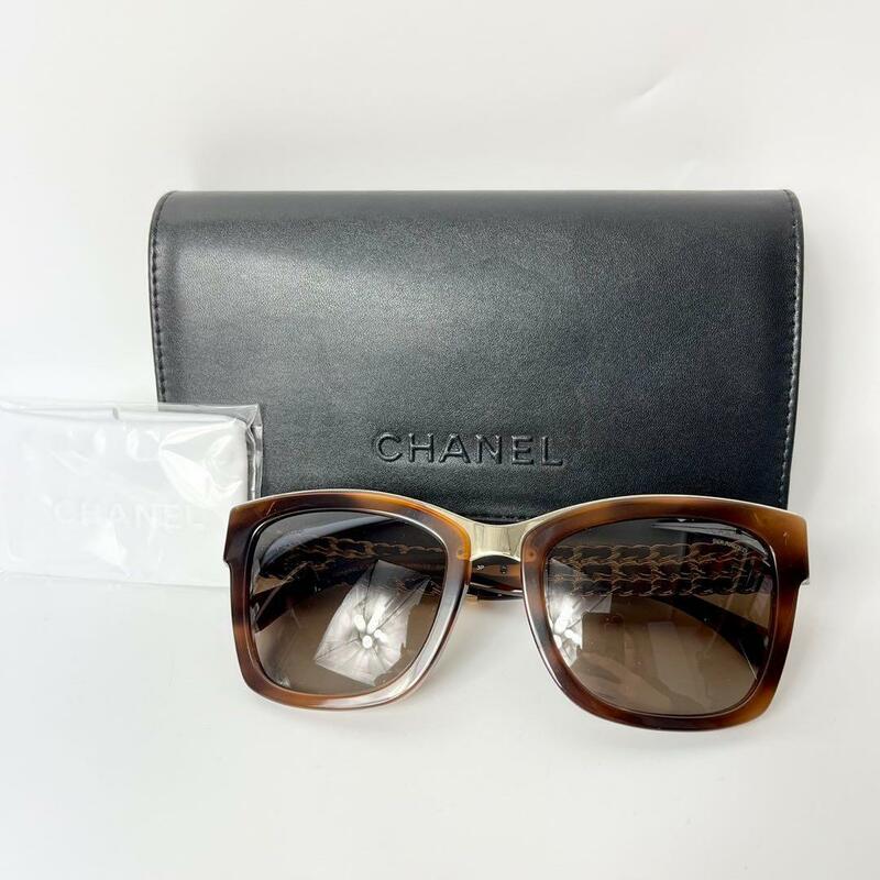 【美品・付属品付】CHANEL シャネル スクエア ココマーク　サングラス