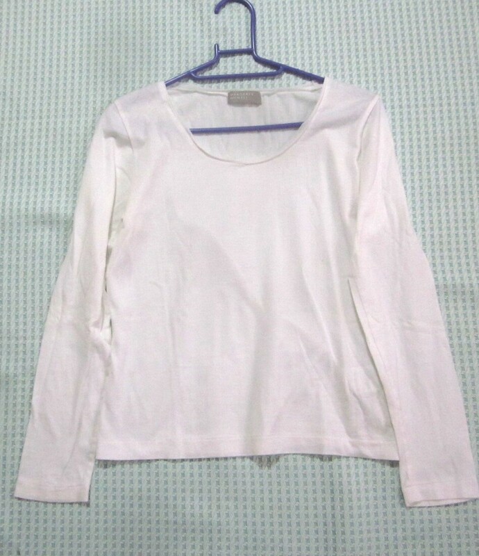 マーガレットハウエル 日本製 綿 コットン 長袖シャツ レディースⅡ MARGARET HOWELL Tシャツ 6810