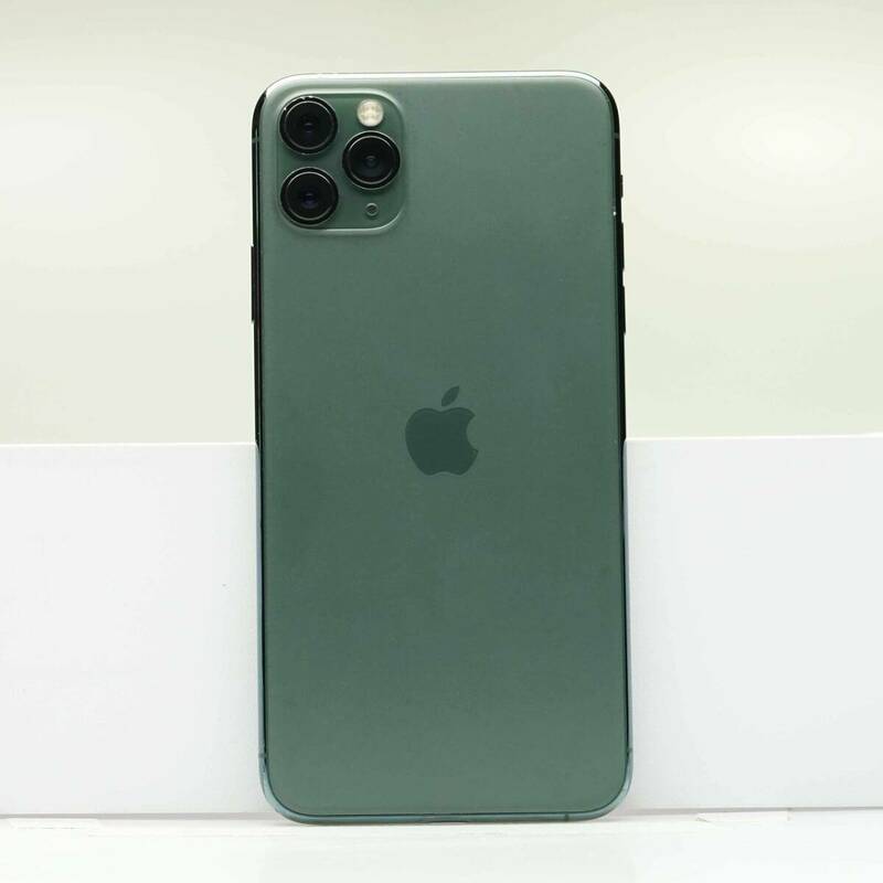 iPhone 11 Pro Max 64GB ミッドナイトグリーン SIMフリー 訳あり品 ジャンク 中古本体 スマホ スマートフォン 白ロム