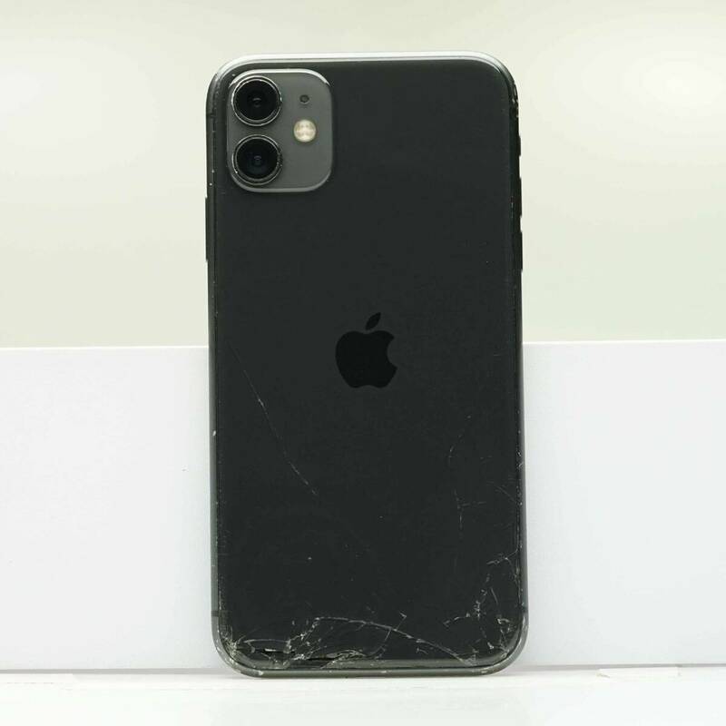 iPhone 11 128GB ブラック SIMフリー 訳あり品 ジャンク 中古本体 スマホ スマートフォン 白ロム