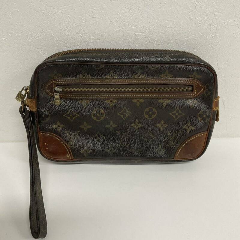 営TK015-60◆LOUIS VUITTON ルイヴィトン マルリードラゴンヌGM モノグラム クラッチバッグ セカンドバッグ 