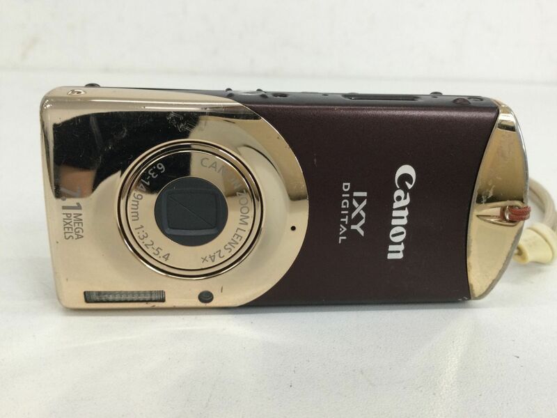 ●代DM248-60　Canon キャノン コンパクトデジタルカメラ IXY PC1205 カメラ 茶色