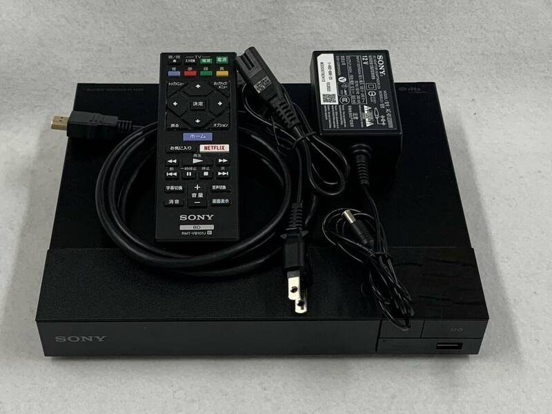 34569【BDP-S1500】SONY/ソニー　2023年製　ブルーレイプレーヤー　DVDプレイヤー　リモコンRMT-VB101J