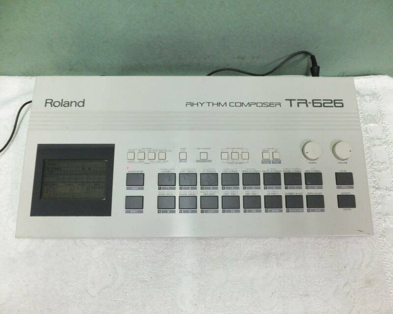 Roland ローランド TR-626 リズムコンポーザー RHYTHM COMPOSER 中古 通電ジャンク