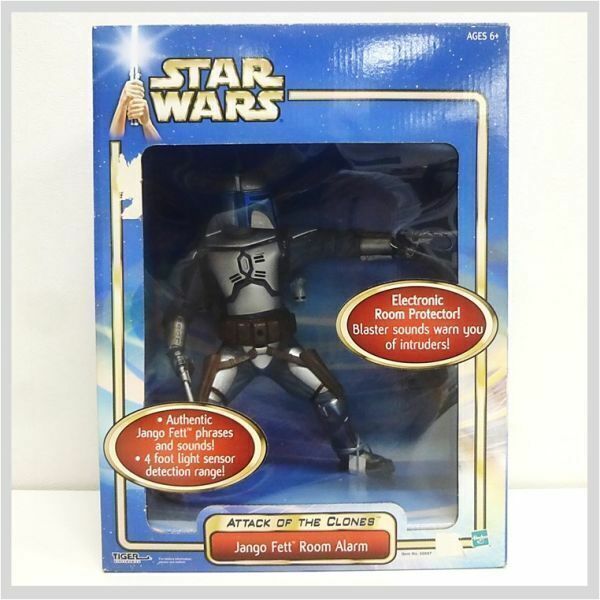 STARWARS ATTACK OF THE CLONES スターウォーズ ジャンゴフェット ルームアラーム 昭和レトロ★希少品 フィギュア コレクション 22-0025-01