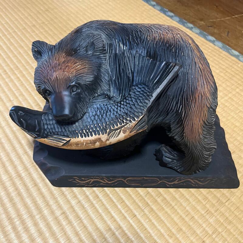 木彫り 北海道 熊 