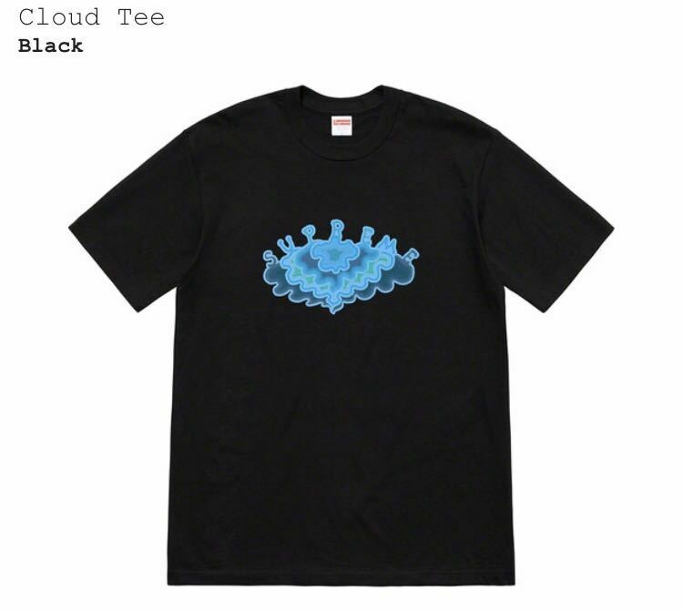 【送料無料】Size:L 新品 SUPREME Cloud Tee Black ブラック　黒 シュプリーム Tシャツ　クラウド