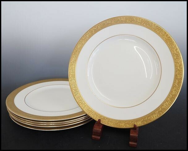 WEDGWOOD ASCOT アスコット 金彩プレート 6点 27.5cm ウェッジウッド 洋食器 大皿 374a