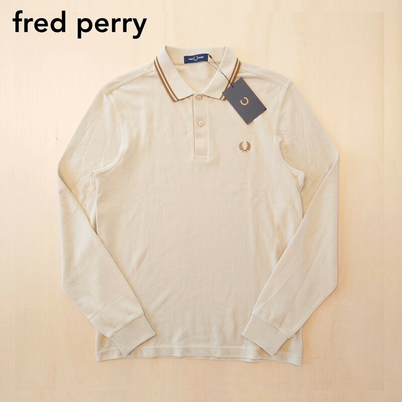 Fred Perry 長袖ポロシャツ M3636 鹿の子 フレッドペリー 未使用品 サイズM 2405