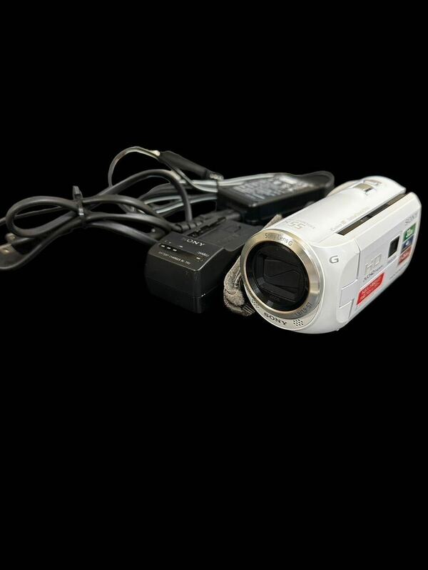 A10065 極美品 動作確認済 バッテリー/チャージャー付 SONY　ソニー ハンディカム　 デジタルビデオカメラ　HDR-PJ390 