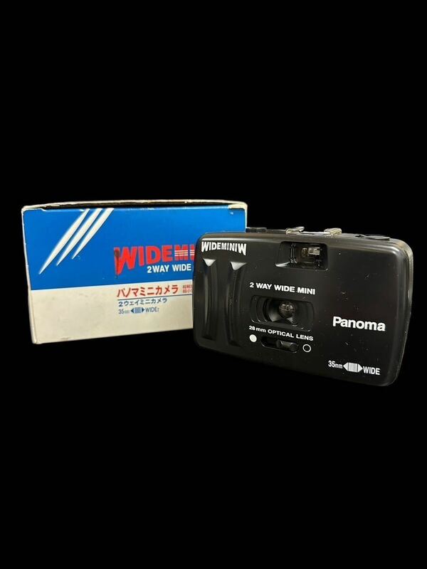 A10198 美品 Panoma パノマミニカメラ 2WAY WIDE MINI 超軽量 小型 ブラック