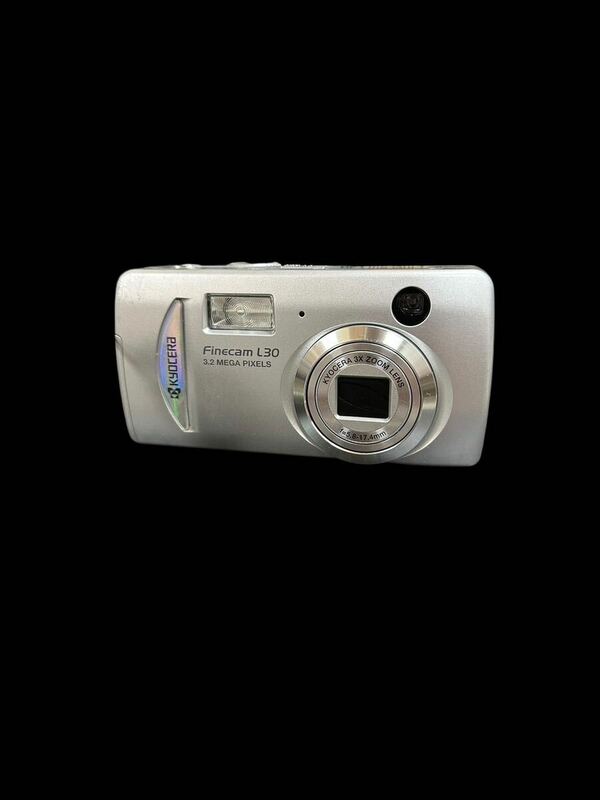 A10223 極美品 動作確認済 京セラ Kyocera Finecam L30 3x Zoom コンパクトデジタルカメラ 