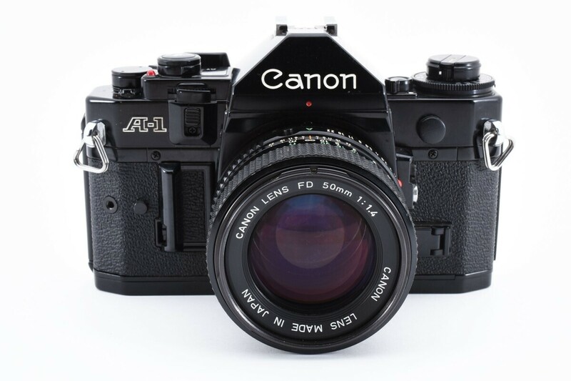 CANON A-1 NEW FD 50mm F1.4 キャノン プログラム マニュアルフォーカス フィルムカメラ