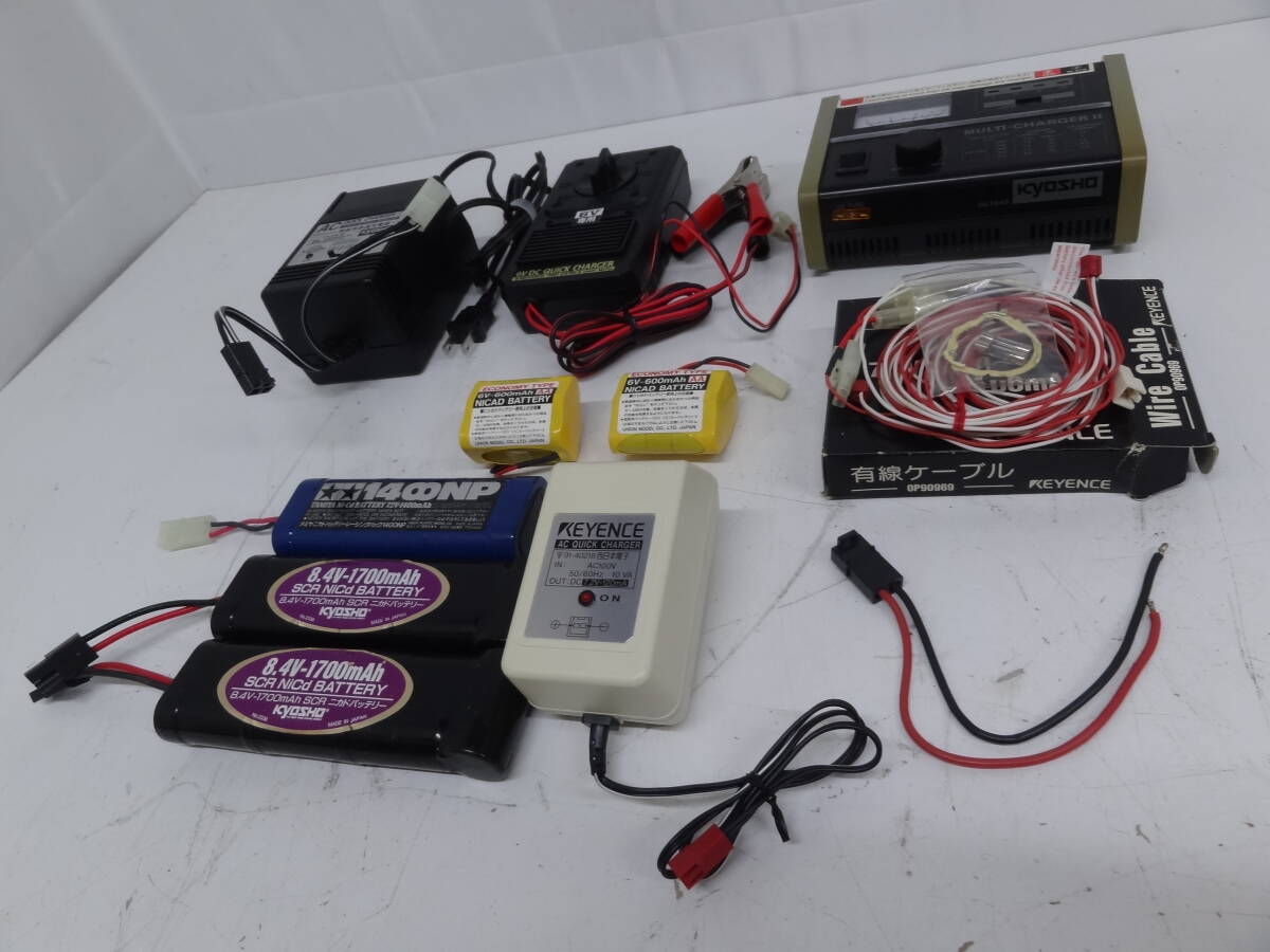 〈KYOSHO等〉　 ラジコンバッテリー　充電器等