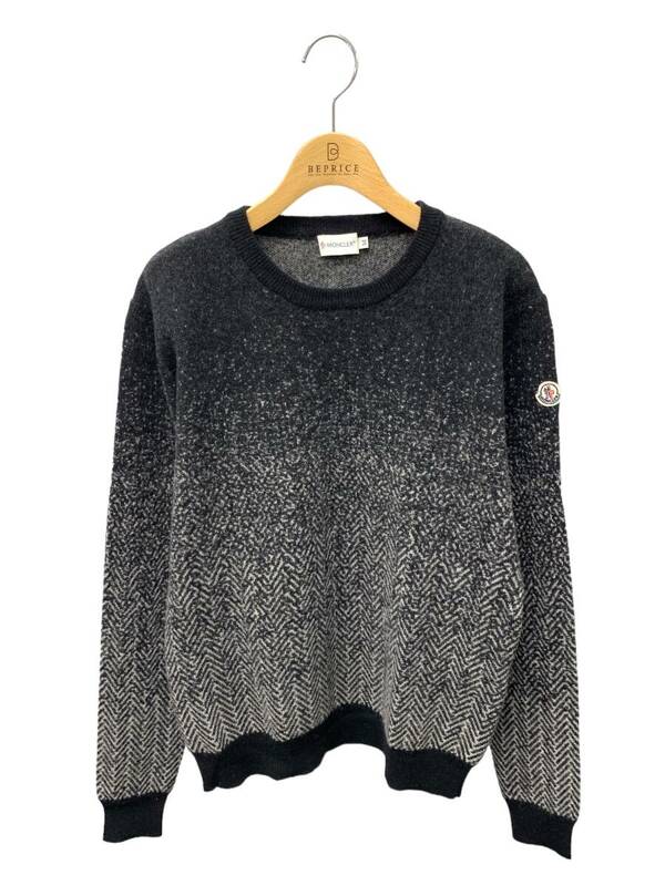 モンクレール MAGLIONE TRICOT GIROCOLLO ROUND NECK SWEATER 90467 ニット セーター M ブラック ITARGBBG6CNC