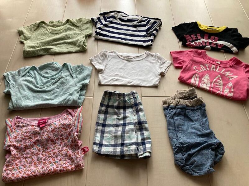 女の子★子供服　9枚セット　80センチ　Carter's、oilily他　シャツ、ズボン他