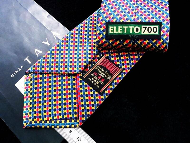 *:.*:【新品N】9348 銀座の老舗ＴＡＹＡ田屋【高級ＥＬＥＴＴＯ７００ モデル・刺繍】ネクタイ