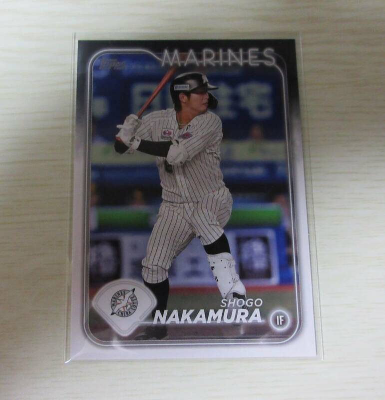 2024 TOPPS NPB 【中村　奨吾】　【千葉ロッテマリーンズ】