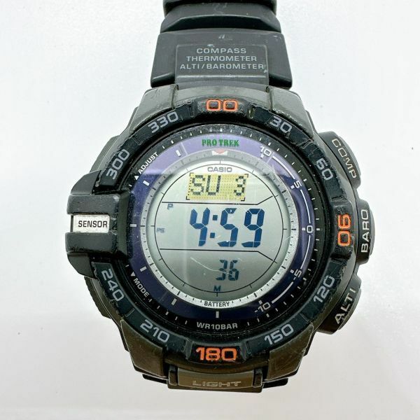 A2406-3-1 １円スタート ソーラー　美品　稼働品　CASIO　PROTREK　カシオ　プロトレック　メンズ腕時計　