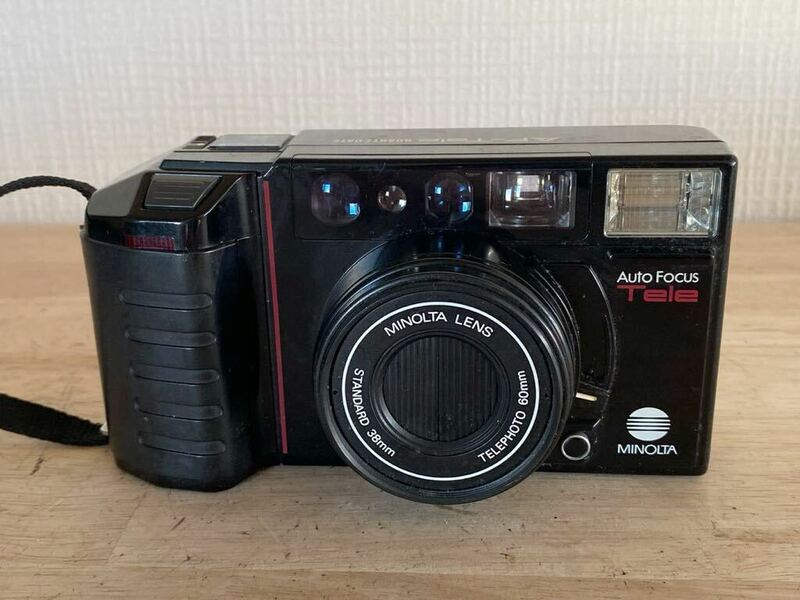 1円スタート MINOLTA ミノルタ フィルムカメラ オートフォーカスAF-Tele カメラ ブラック