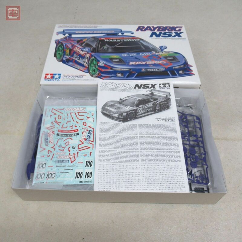 未組立 タミヤ 1/24 レイブリック NSX スポーツカーシリーズNo.204 ITEM 24204 TAMIYA RAYBRIG【20