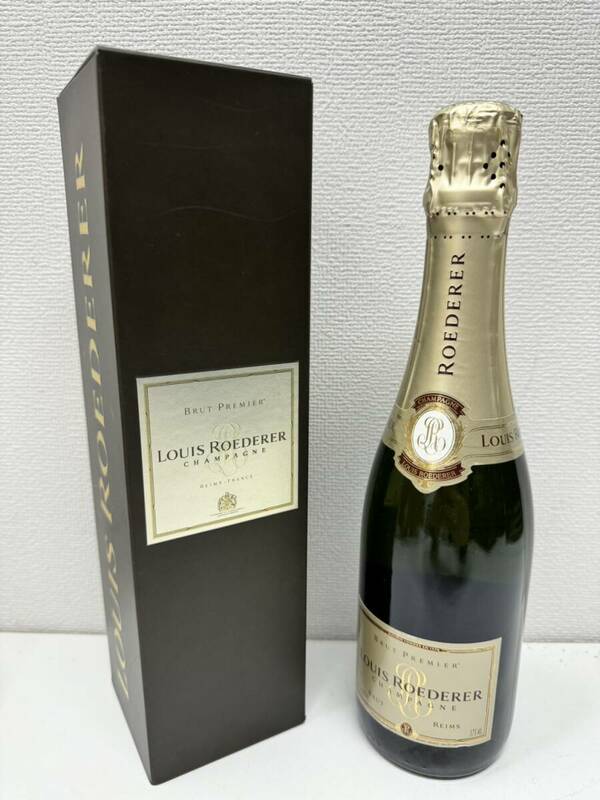  【EB-6556】未開栓1円～ LOUIS ROEDERER ルイ・ロデレール ブリュット プルミエ シャンパン 375ml 12% 箱あり