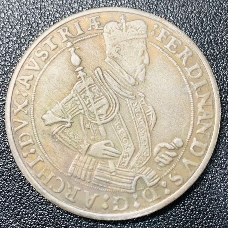 銀貨　古銭　1595年　オーストリア　フェルディナンド2世　コイン　硬貨　