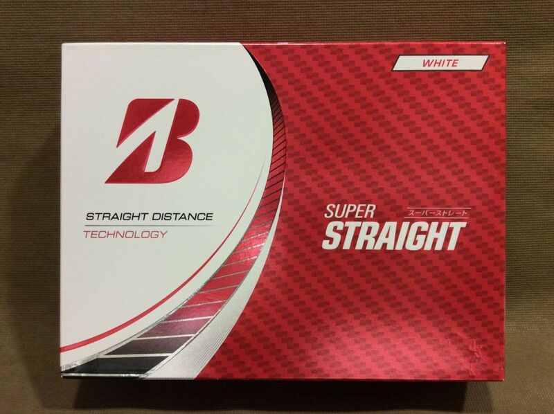 BD-426●即決 送料無料 未使用品 箱難あり BRIDGESTONE SUPER STRAIGHT スーパーストレート 2023モデル ホワイト ゴルフボール