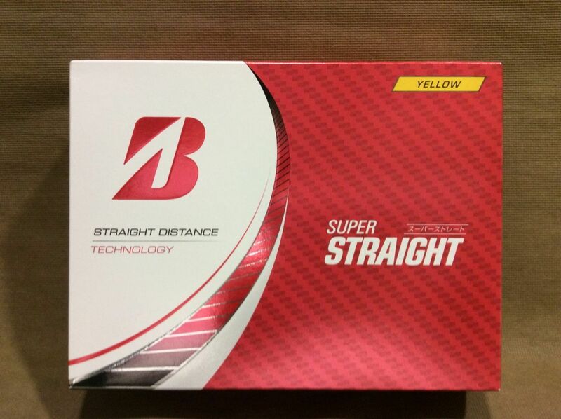 BD-432●即決 送料無料 未使用品 箱難あり BRIDGESTONE SUPER STRAIGHT スーパーストレート 2023モデル イエロー ゴルフボール