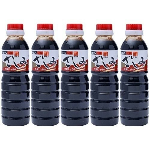 送料無料 鹿児島の甘い醤油 かねよ あまくちさしみ（黒糖入り）360ml５本組