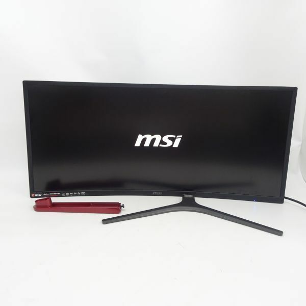 tyom 1433-6 522 通電動作OK MSI OPTIX MAG341CQ 34インチUWQHD 湾曲型 PCモニター ゲーミングモニター