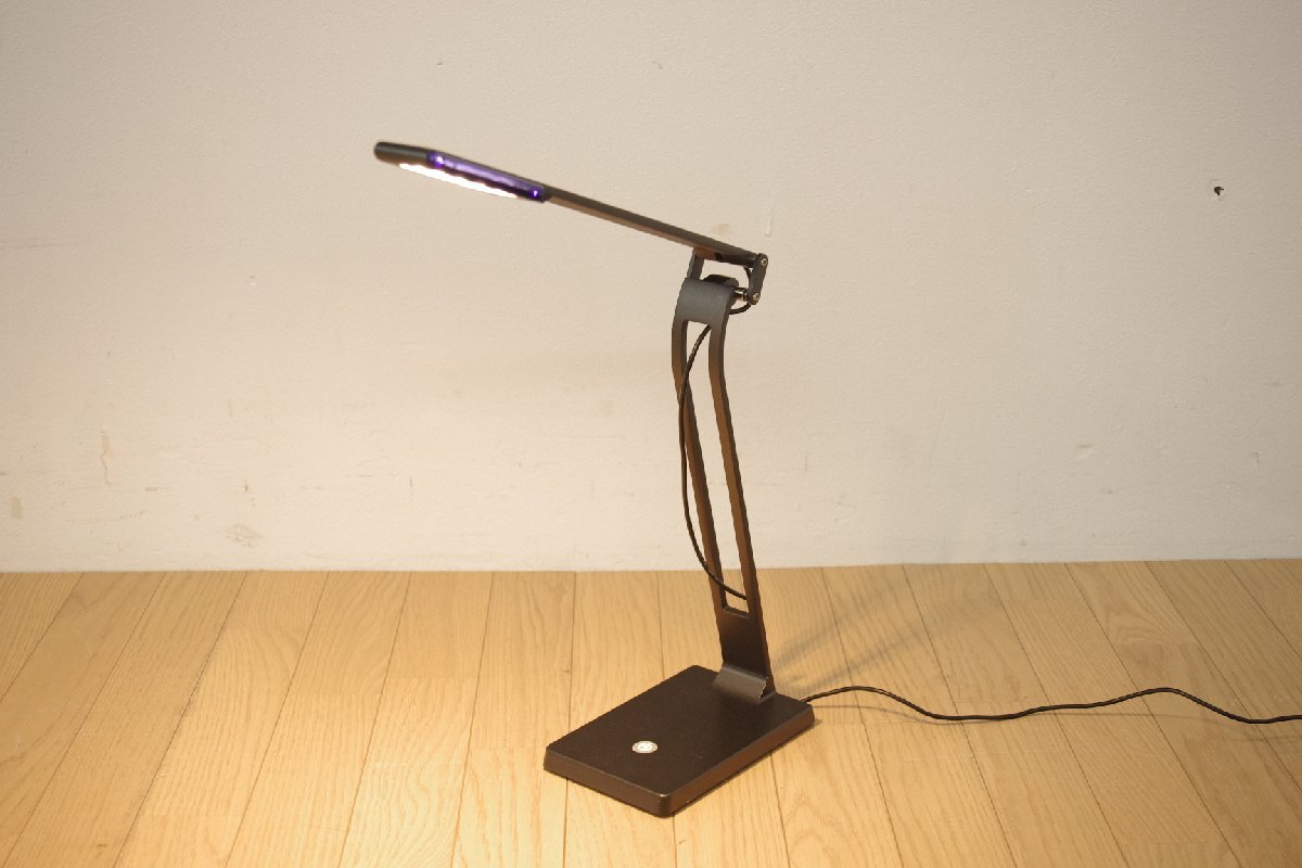 ヤマギワ yamagiwa テーブルランプ Libra SS226B ブラック 黒 スタンドライト 照明 LED 2010年製 デスクライト 電球色 学習 在宅 【D】