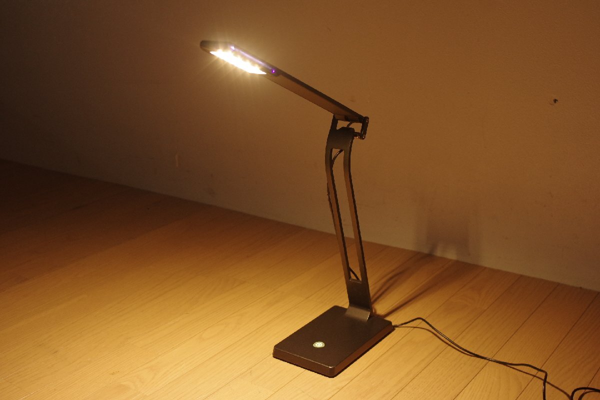 ヤマギワ yamagiwa テーブルランプ Libra SS226B ブラック 黒 スタンドライト 照明 LED 2010年製 デスクライト 電球色 学習 在宅 【Q】