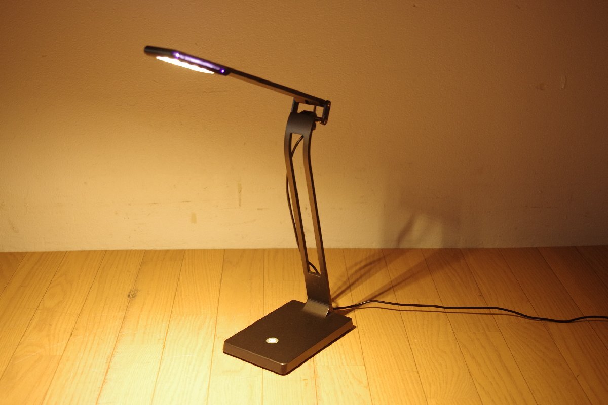 ヤマギワ yamagiwa テーブルランプ Libra SS226B ブラック 黒 スタンドライト 照明 LED 2010年製 デスクライト 電球色 学習 在宅 【C】