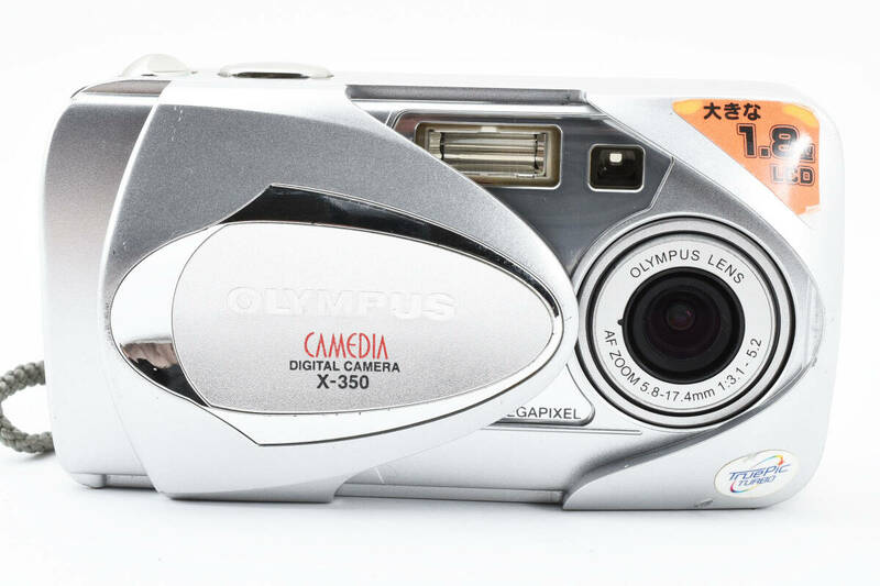 ★動作品★オリンパス OLYMPUS CAMEDIA X-350　シルバー 軽量ボディ