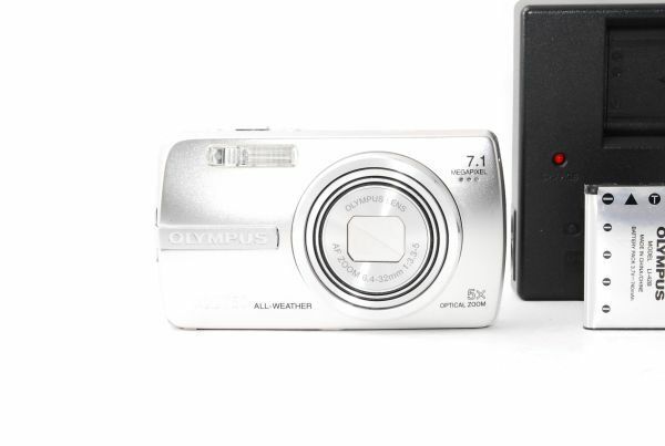 ★実用美品★ オリンパス OLYMPUS μ750 シルバー コンパクトデジタルカメラ #M09060070