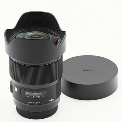 [新品級] SIGMA 単焦点レンズ Art 20mm F1.4 DG HSM キヤノン用 フルサイズ対応 #596