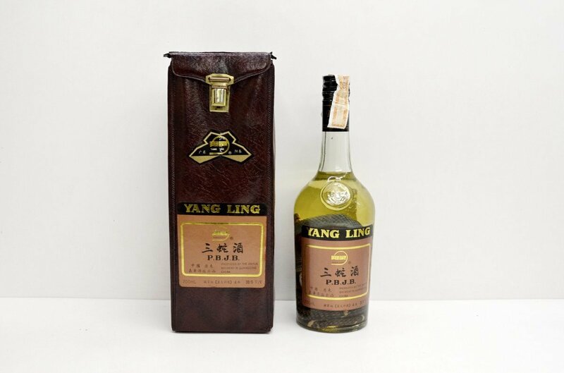 【rmm1】未開栓 三蛇酒 P.B.J.B. YANG LING リキュール 38% 700ml ハブ酒 3匹の蛇入り ケース付き スネーク　 ＊同梱不可