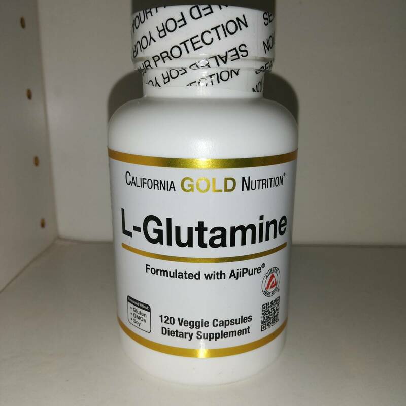 L-グルタミン 500mg 120ベジカプセル California Gold Nutrition【新品・送料込】