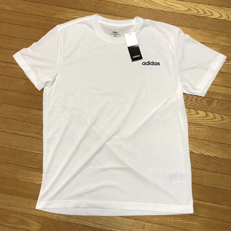 adidas アディダス メンズ 半袖機能Tシャツ M D2M ソフトTシャツ GZQ86 スポーツウェア ホワイト XLサイズ 送料無料