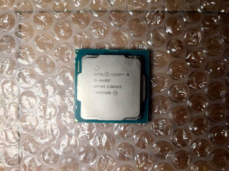 【中古美品】INTEL インテル Core i5 9400F 6コア / 9MBキャッシュ / LGA1151 CPU BX80684I59400F 【日本正規流通品】