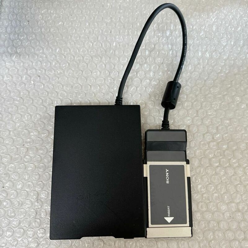 *SONY FA-P1 PCカード接続FDD (FLOPPY DISK ADAPTER) リブレット　外付けフロッピーディスクドライブ