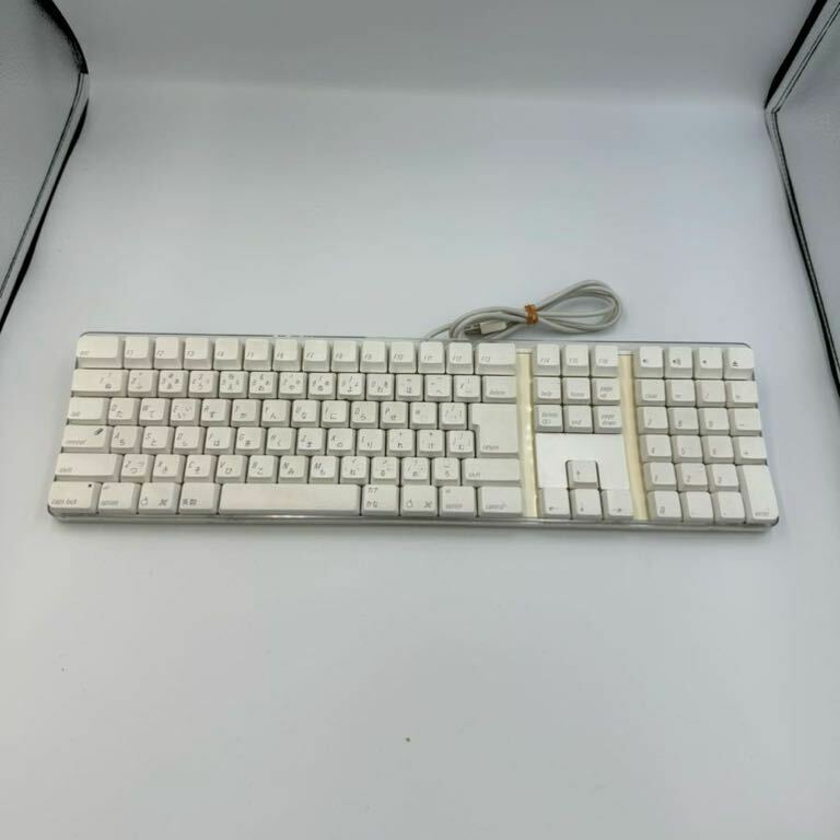 *動作品 Apple アップル 日本語配列 純正USB キーボード A1048 Mac Keyboard テンキー付 JIS配列