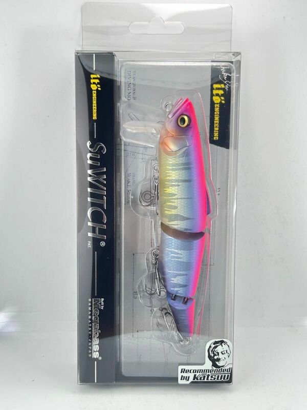 土曜終了 メガバス スイッチ 未開封品 PINK BACK FROZEN HASU Megabass SuWITCH