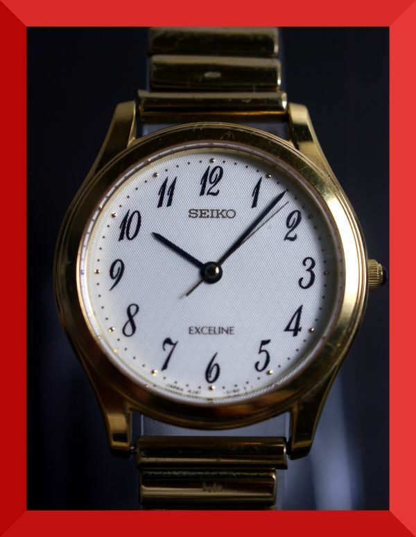 セイコー SEIKO エクセリーヌ EXCELINE クォーツ 3針 2C21-5100 女性用 レディース 腕時計 日本製 x915 稼働品
