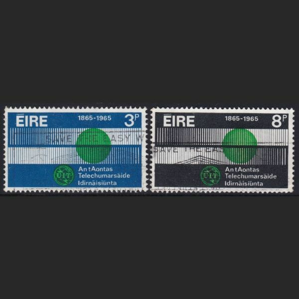 u0211 アイルランド 1965 #198-9 使用済